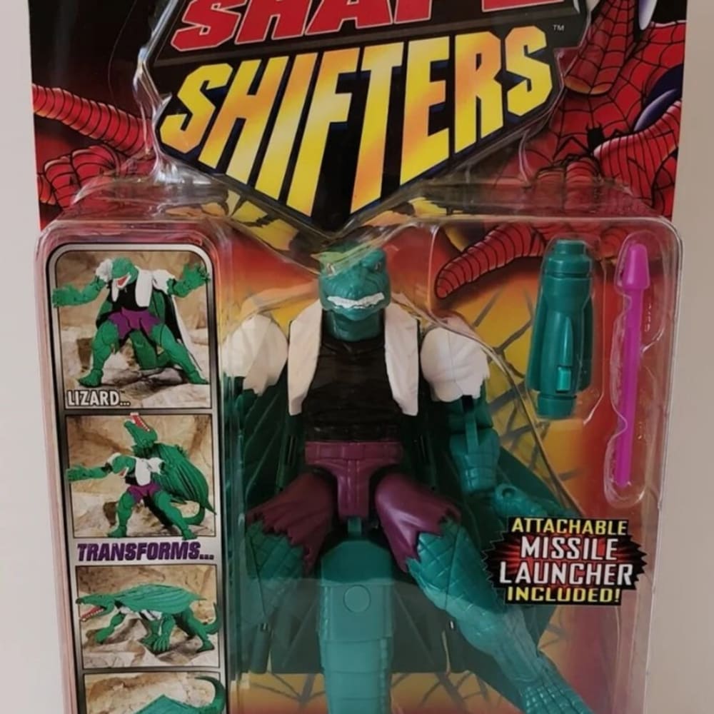 1998 Toy Biz Marvel Comics Spider-Man Shape Shifter Lizard Action Figure New Sealed Package